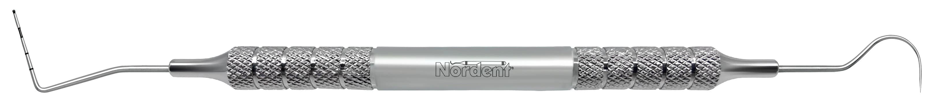 Nordent Color Coded Expro #23/WHO Double-Ended Ball Tip "PSR" Explorer/Probe, 3.5-5.5-8.5-11.5 mm, Medium Round Handle, RPCWHO-23 - Color Coded Expros - #23/WHO Ball Tip "PSR" (3.5-5.5-8.5-11.5) - Medium Round - Image 1