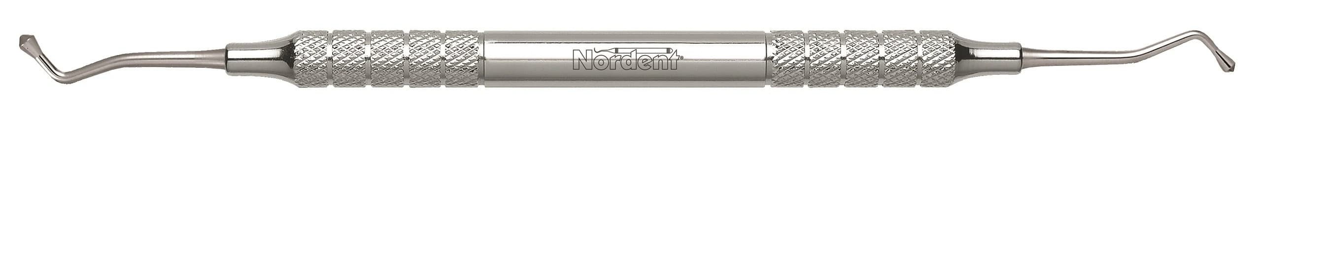 Nordent Burnisher #21B, Acorn Tip, Double-Ended, Standard Handle, Stainless Steel, RBR21B - Burnisher – # 21B, Acorn, Standard Handle, Double End - Burnisher – # 21B, Acorn, Standard Handle, Double End - Image 1