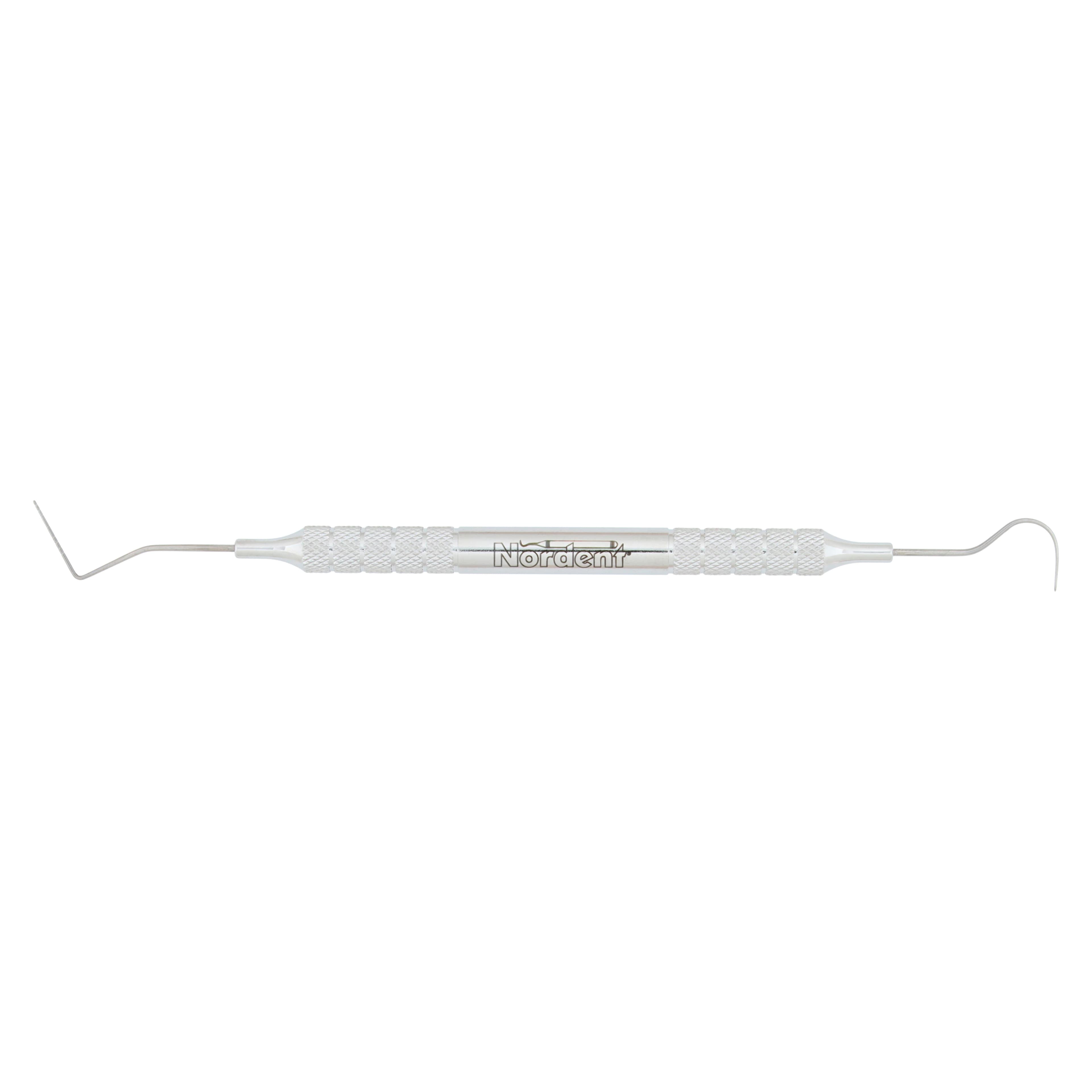 Nordent Expro Double-Ended Williams Probe/Explorer #23, Color Coded, 1-2-3-5-7-8-9-10 mm Markings, Standard Round Handle, RPW-23 - Expro Probe/Explorer – # W/23, Williams Probe, Color Coded, Standard Handle, Double End - Expro Probe/Explorer – # W/23, Williams Probe, Color Coded, Standard Handle, Double End - Image 1