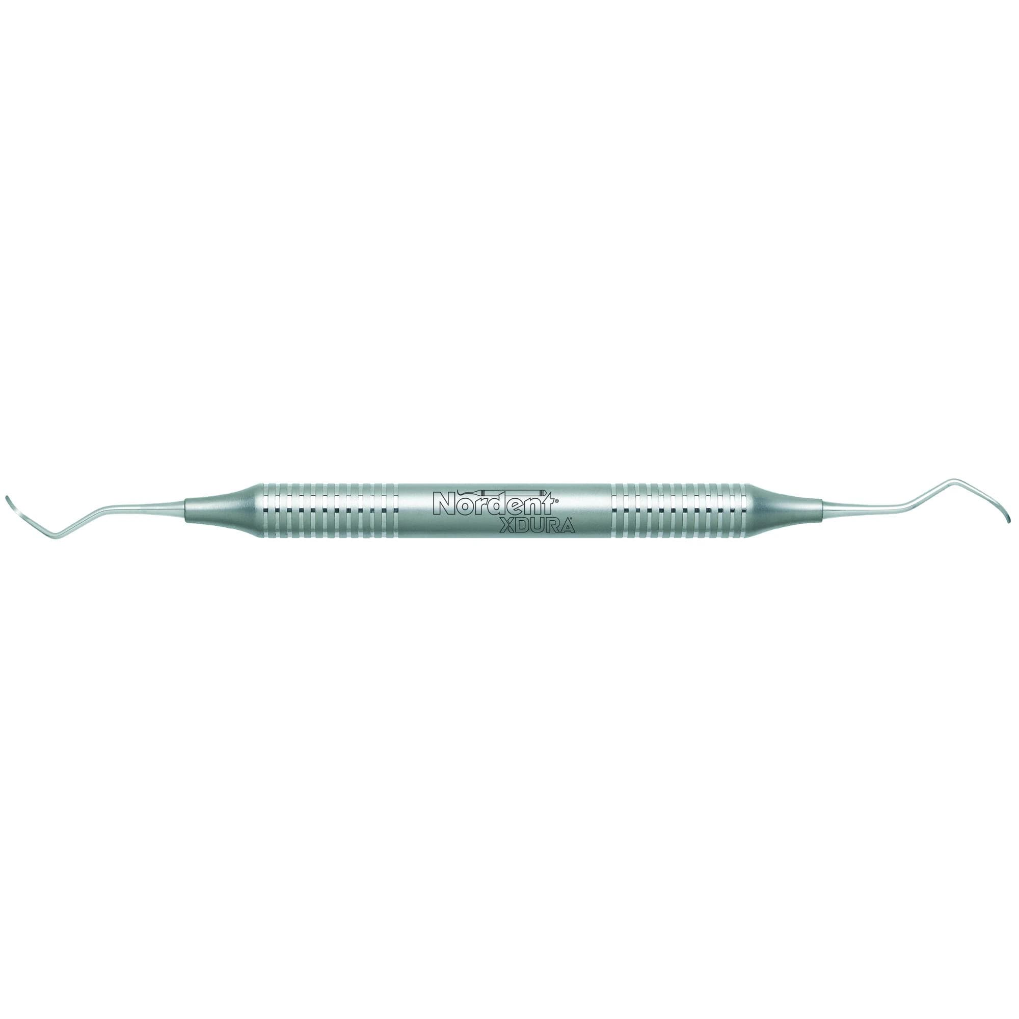 Nordent XDURA Universal Curette, Barnhart #5-6, Double-Ended, Slender Blades, DuraLite Round Handle, RENSBH5S-6S - XDURA® Universal Curettes - Barnhart #5-6 (Slender Blades) - DuraLite® Round - Image 1