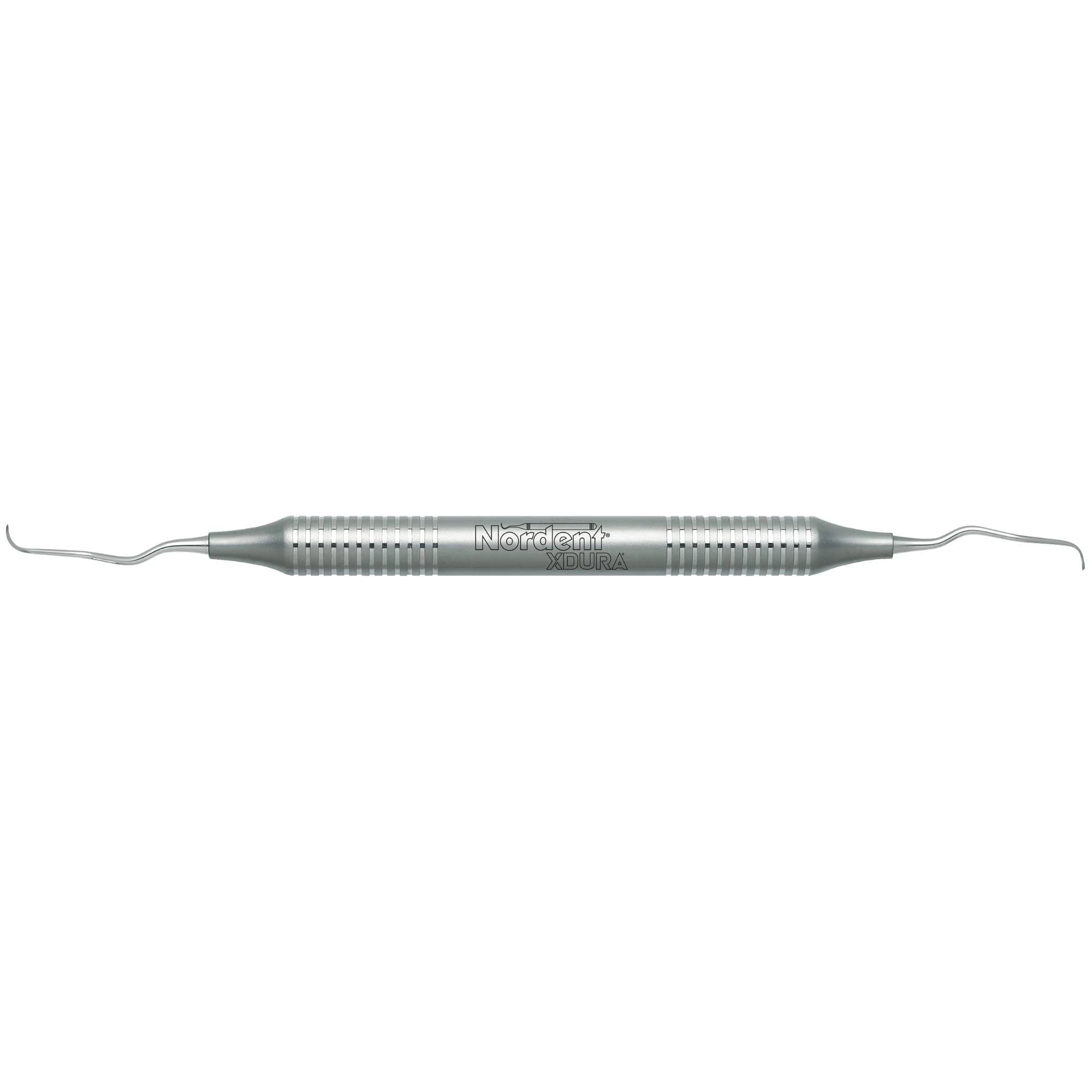 Nordent XDURA Gracey Curette #13-14 Long Reach, Double-Ended, DuraLite Round Handle, RENSGR13-14L - XDURA® Gracey Curettes - #13-14 Long Reach - DuraLite® Round - Image 1