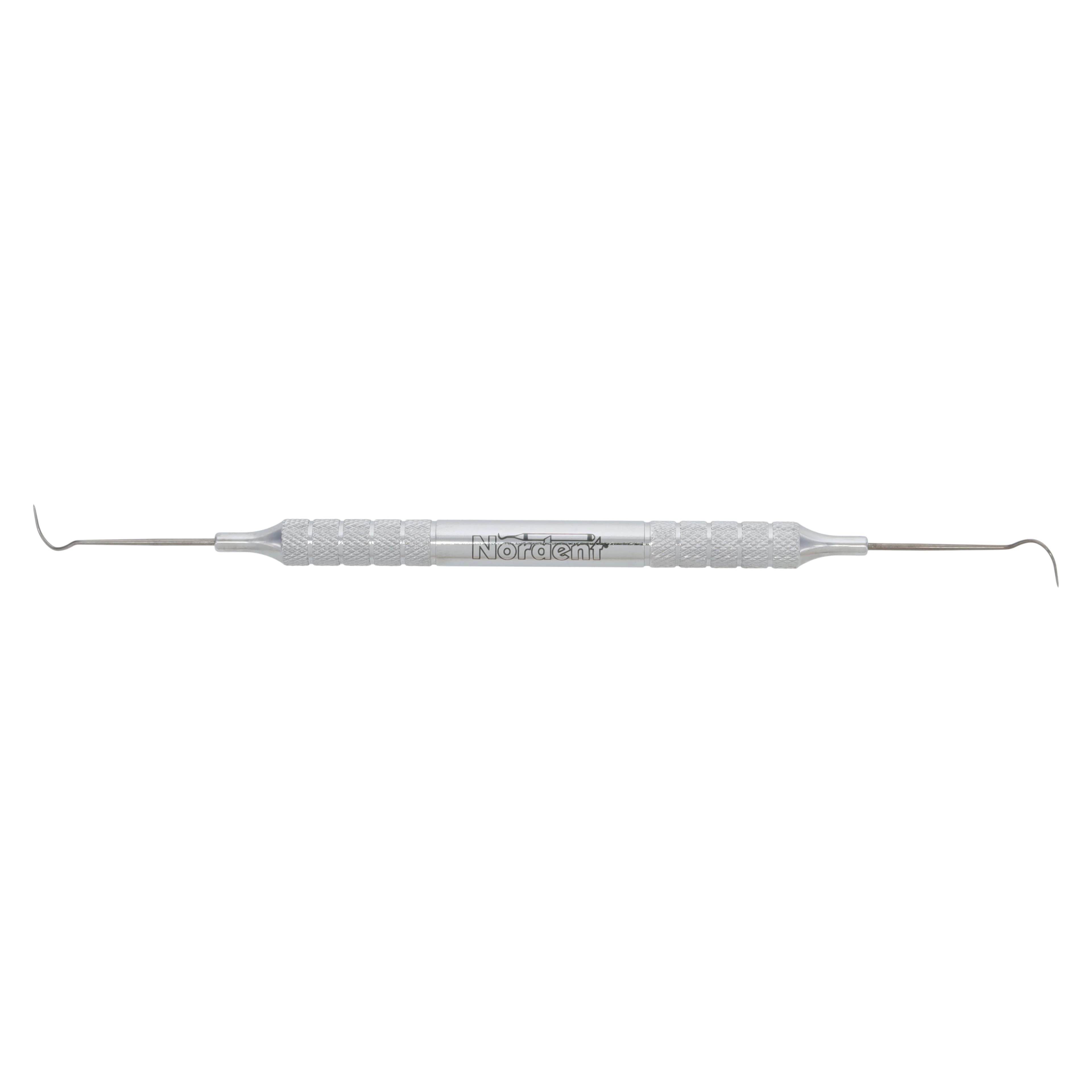 Nordent Double-Ended Explorer #2A, Medium Round Handle, Stainless Steel, REX2A - Explorers - Double-Ended - #2A - Medium Round - Image 1