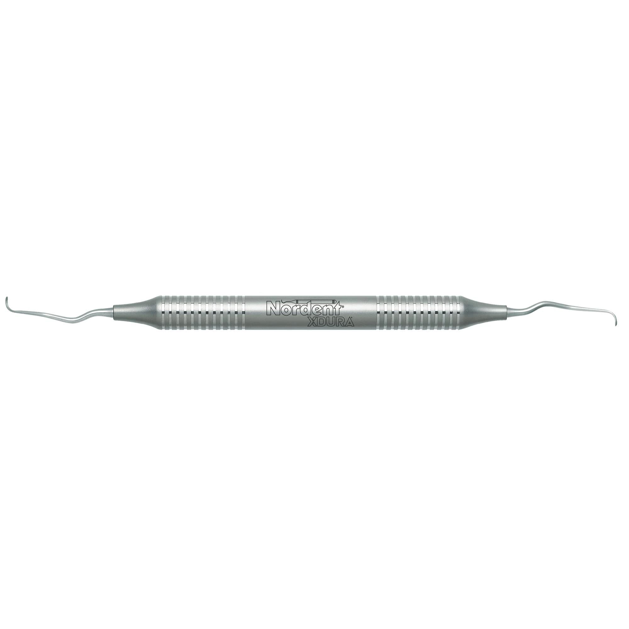 Nordent XDURA Gracey Curette #15-16, Mini Blade/Long Reach, Double-Ended, DuraLite Round Handle, RENSGR15-16ML - XDURA® Gracey Curettes - #15-16 Mini Blade/Long Reach - DuraLite® Round - Image 1