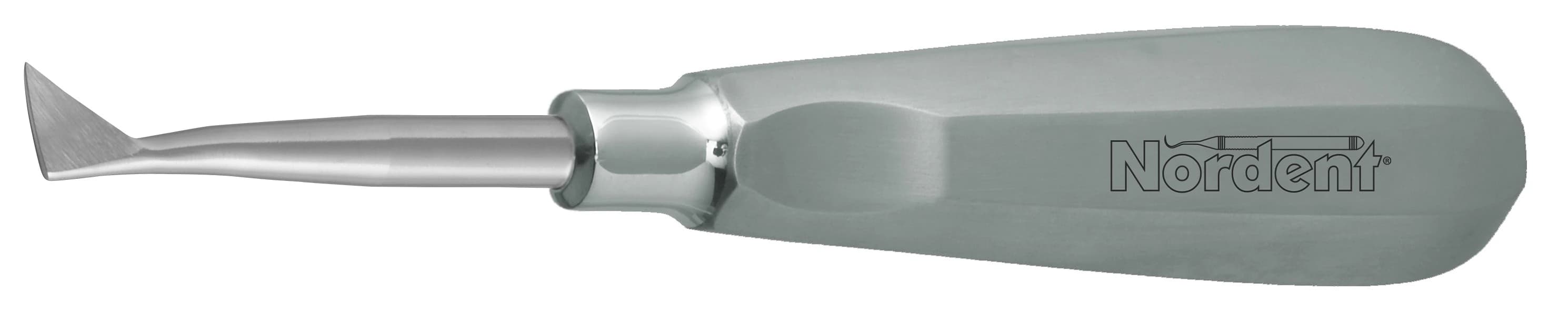 Nordent Cryer #44 Surgical Elevator, Medium Flag, Left, Stainless Steel Handle, Single End, E44 - Surgical Elevators – Cryer # 44, Left, Medium Flag, Stainless Steel Handle, Standard Blade, Single End - Standard Blade - Image 1