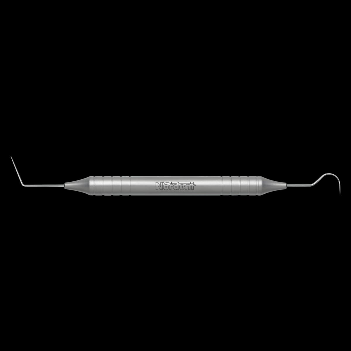 Nordent DG16-23 Double-Ended Endodontic Explorer, DuraLite Round Handle, REEX16-23 - Explorer Double End Endodontic #DG16-23 Round Handle - Image 1