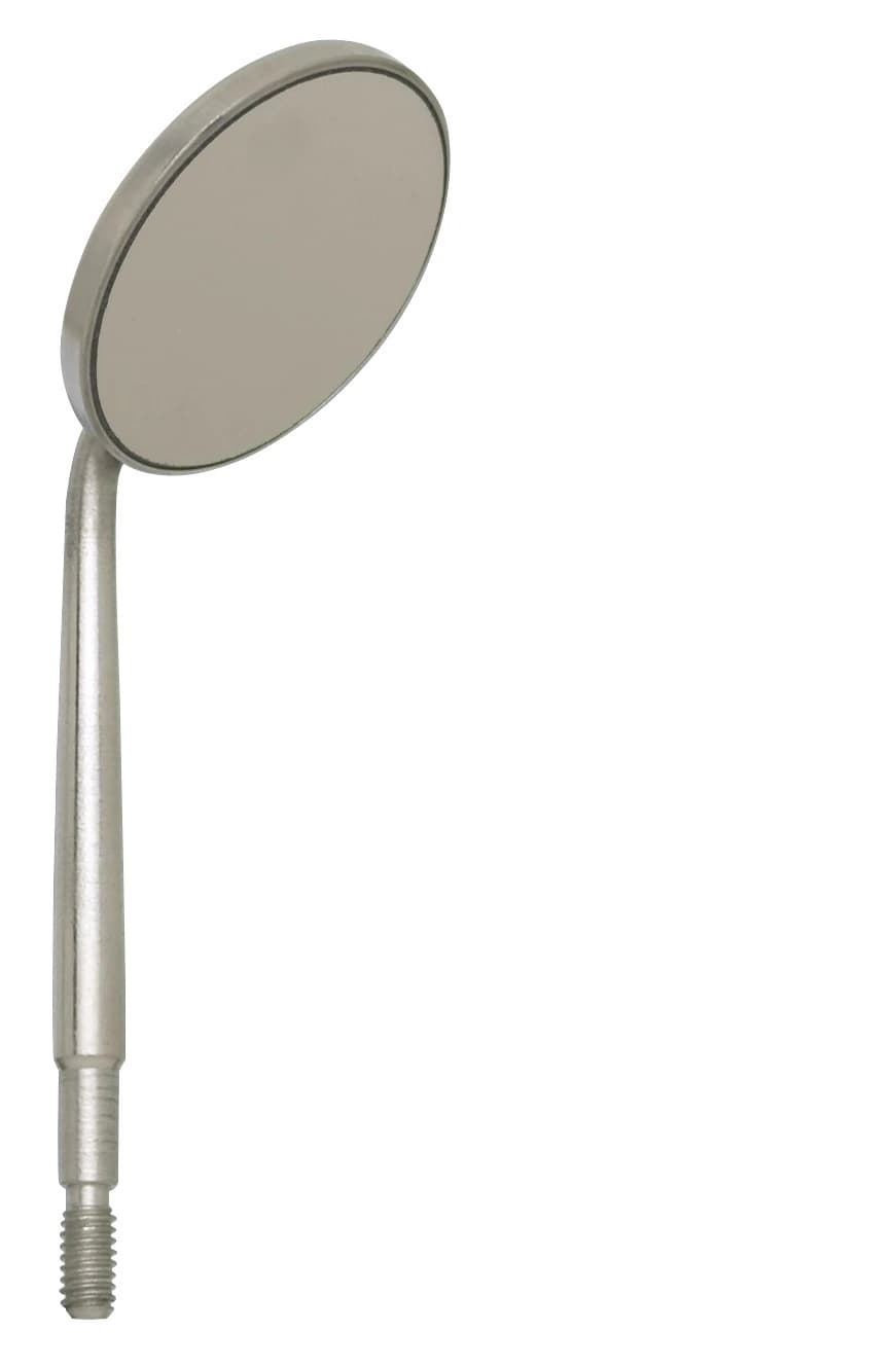 Nordent #4 Front Surface Cone Socket Mirror Head, 7/8" (22 mm) Diameter, Rhodium Coated, Single Sided - 4 Cone Socket Front Surface Mirror Head - Image 1