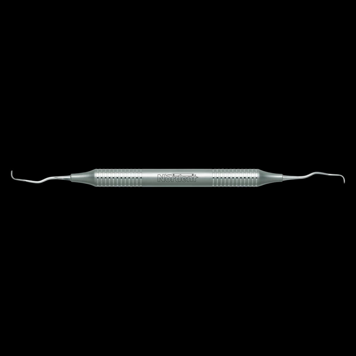 Nordent Classic Gracey Curette #11-12, Double-Ended, DuraLite Round Handle, Stainless Steel, RESCGR11-12 - Classic Gracey Curettes - #11-12 - DuraLite® Round - Image 1