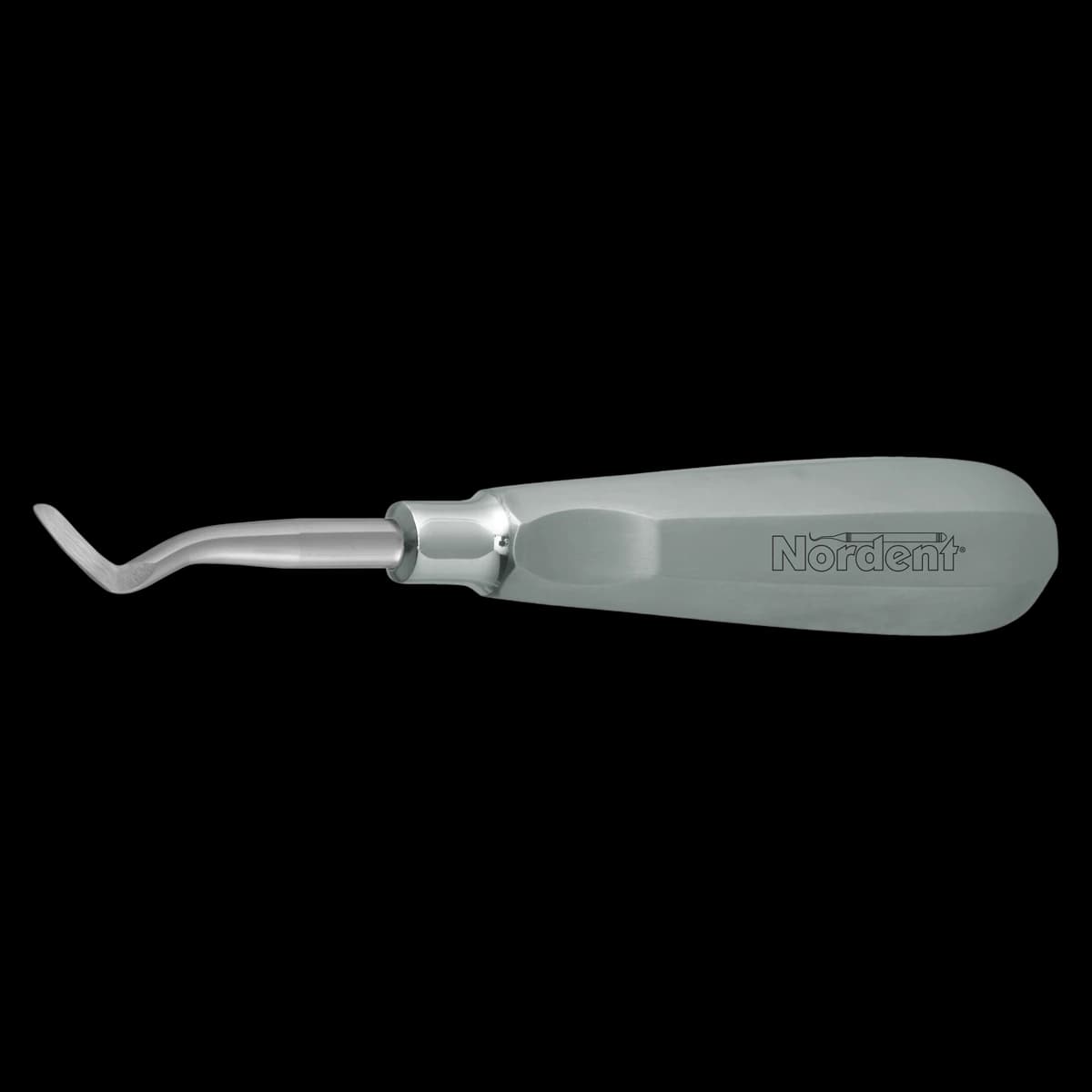 Nordent #190 Modified Woodward Left Elevator, Single End, Standard Blade with Thumb Grip Handle, Stainless Steel, 1/Pkg - Surgical Elevator – # 190, Modified Woodward, Left, Single End - Surgical Elevator – # 190, Modified Woodward, Left, Single End - Image 1