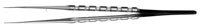 Hu-Friedy Micro Cooley Tissue Pliers, Straight, 18 cm, Stainless Steel, Multiple Teeth, Serrated, 1/Pkg - Tissue Pliers – Micro Cooley, 18 cm, Straight - Tissue Pliers – Micro Cooley, 18 cm, Straight - Image 1