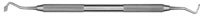 Hu-Friedy Frahm Double-Ended Carver, 2/3, #41 Round Handle, Carbide, CVFR2/3 - Carvers - Frahm Double-Ended - 2/3 - #41 Round - Image 1