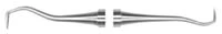 Hu-Friedy Jacquette Sickle Scaler, Double End, 30/33, #2 Octagon Handle, SJ30/33 - Scalers - Jacquette - 30/33 - #2 Octagon - Image 1