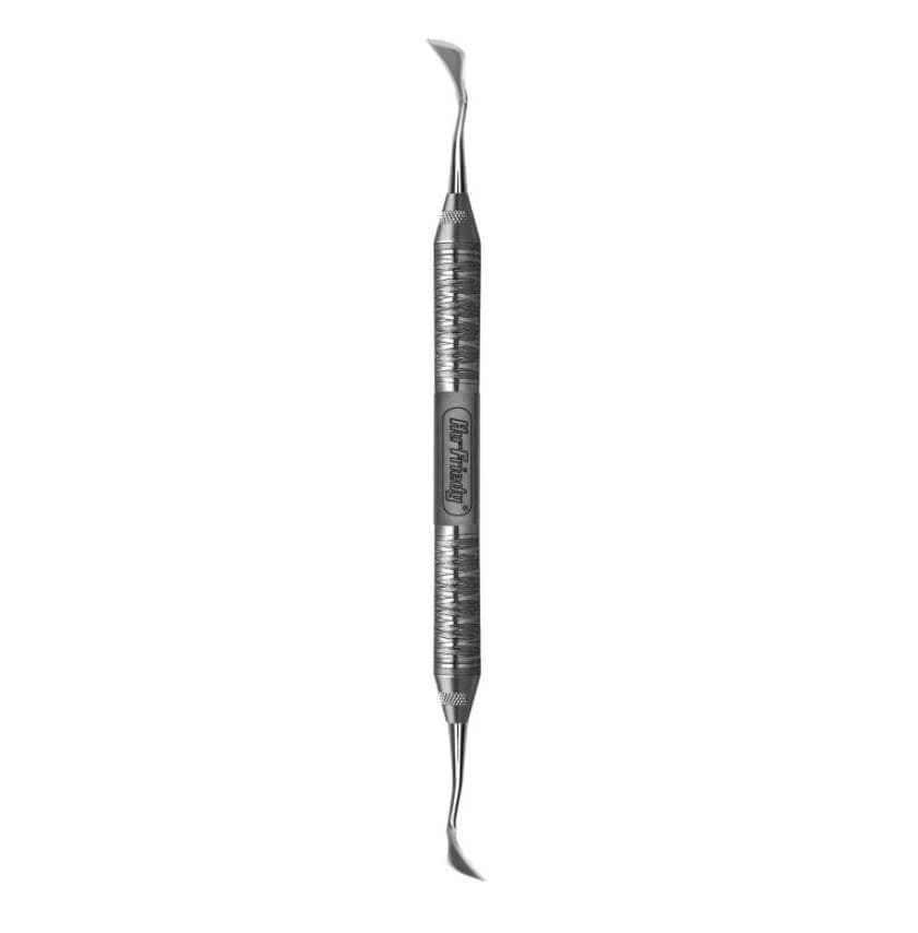 Hu-Friedy 15/16 Kirkland DE Periodontal Knife, #6 Satin Steel Handle, Double-End, KK15/166 - 15/16 Kirkland DE Knife - Image 1