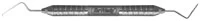 Hu-Friedy Qulix Color-Coded Expro Double-Ended Explorer/Probe, 20F/Thin Williams, #6 Satin Steel Handle, XP20F/QOW6 - Qulix™ Color-Coded Expros - 20F/Thin Williams - #6 Satin Steel® - Image 1