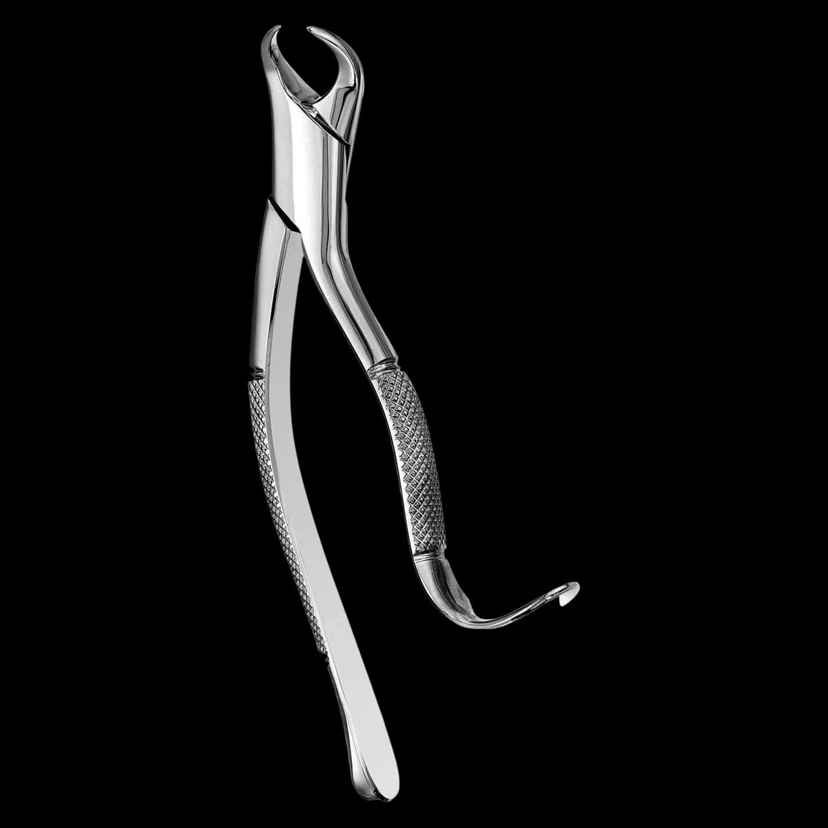 Hu-Friedy #16 Cowhorn Thumb Hook Extraction Forceps, Lower 1st & 2nd Molars, F16, 414182 - #16 Cowhorn Thumb Hook Forceps - Image 1