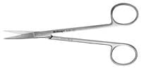 Hu-Friedy Joseph Straight 5.5" (14cm) Surgical Scissors, 1 Serrated Blade, Stainless Steel, 1 Each - Scissors - Joseph Straight 5.5" - Image 1