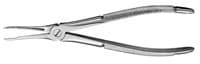 Hu-Friedy #49 European Style Root Forceps, Serrated, Upper Roots, Stainless Steel, FX49 - 49 European Style Root Forceps - Image 1