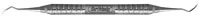 Hu-Friedy Sickle Scaler 2/3 Springfield, Double-Ended, #6 Satin Steel Handle, SSP2/36 - Scalers - Springfield - 2/3 - #6 Satin Steel® - Image 1