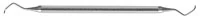 Hu-Friedy 411/412 Double-End Universal Curette/Scaler, #2 Octagon Handle, EverEdge 2.0, S411/412 - Scalers - 411/412 - #2 Octagon - Image 1