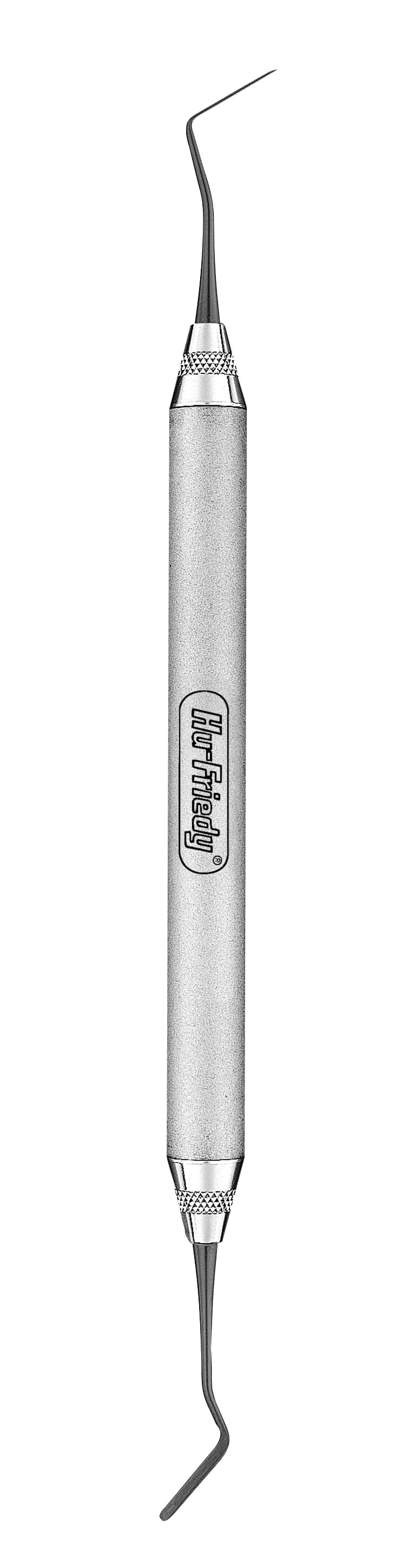 Hu-Friedy XTS Composite Interproximal Carver, Long #6S, Double-Ended, Satin Steel Handle, 1/Pk, TNCVIPCL - IPC Interproximal Carver Long - Image 1