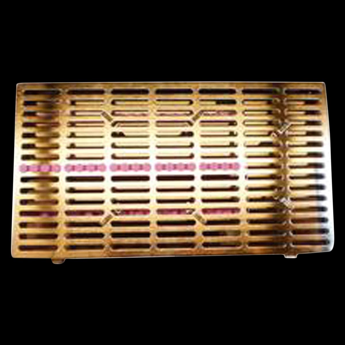 Hu-Friedy IMS Signature Series Oral Surgery Cassette, Purple, 8" x 14.5" x 1.25", Holds 12 Instruments + 4 Elevators + 3 Hinged Instruments, Single - IMS® Signature Series® Oral Surgery Cassettes – 8" x 14.5" x 1.25" - Purple - Image 1