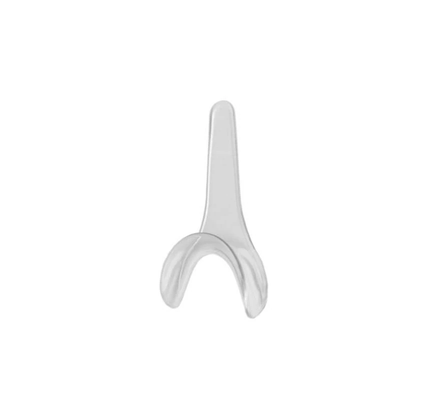 Hu-Friedy Clear Plastic Adult Cheek and Lip Retractor with Long Handle - Hu-Friedy Clear plastic adult size lip and cheek retractor with long handle - Image 1