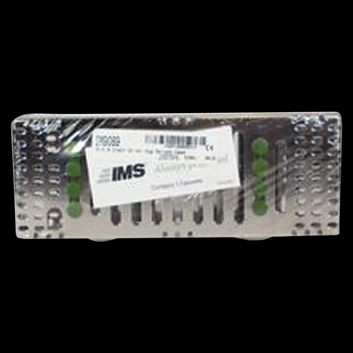 Hu-Friedy IMS Signature Series Double-Decker Cassette, 8-Instrument Capacity, Green, 3" x 8" x 1.5", IM9089 - IMS® Signature Series® Double-Decker® Cassettes – 8-Instrument Capacity, 3" x 8" x 1.5" - Green - Image 1