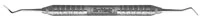 Hu-Friedy Nash/Taylor Interproximal Scaler #6, Double End, Satin Steel, Small Curved, NTICP - Scaler Small Curved - Image 1