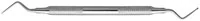 Hu-Friedy SOH1/2 Debridement Curette, 1/2 Double-Ended, #10 Round Handle - Universal Curettes - O-Hare Debridement - 1/2 - #10 Round - Image 1