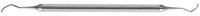 Hu-Friedy 413/414 Double-End Universal Curette, #2 Octagon Handle, EverEdge 2.0, 1 Each - Scalers - 413/414 - #2 Octagon - Image 1