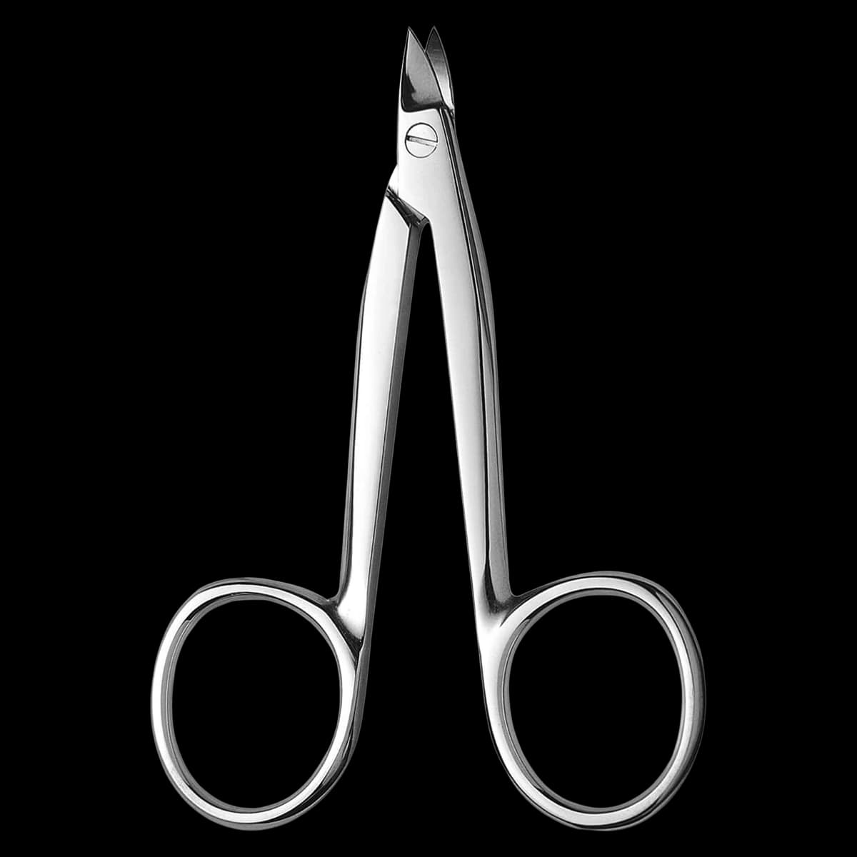 Hu-Friedy Crown & Gold Scissors, Curved Pedodontic, 3 1/2" (9 cm), SCGCP - Crown & Gold Scissors 3 1/2" Pedo Curved, SCGCP - Image 1