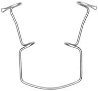 Hu-Friedy Orringer #3 Cheek Retractor, Large, Metal, Silver, CRO3 - Cheek Retractors/Tissue Retractors – Orringer, Metal - # 3 Large - Image 1