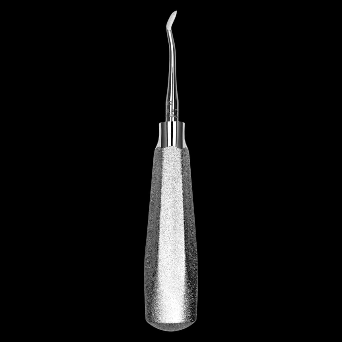 Hu-Friedy Root Elevator #19, #510 Large Tapered Hexagonal Handle, Single End, Surgical Grade Stainless Steel - Surgical Elevators – 19, Large Tapered Hexagonal Handle, Single End - Surgical Elevators – 19, Large Tapered Hexagonal Handle, Single End - Image 1