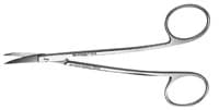 Hu-Friedy #14 LaGrange Super-Cut Surgical Scissors, Double-Curved, 1 Serrated Blade, 4-1/2" (11.5 cm), Stainless Steel, 1/Pk, S14 - LaGrange Scissors, Super-Cut, Double-Curved, 1 Serrated Blade, 4-1/2", # 14, 1/Pk, S14 - Image 1