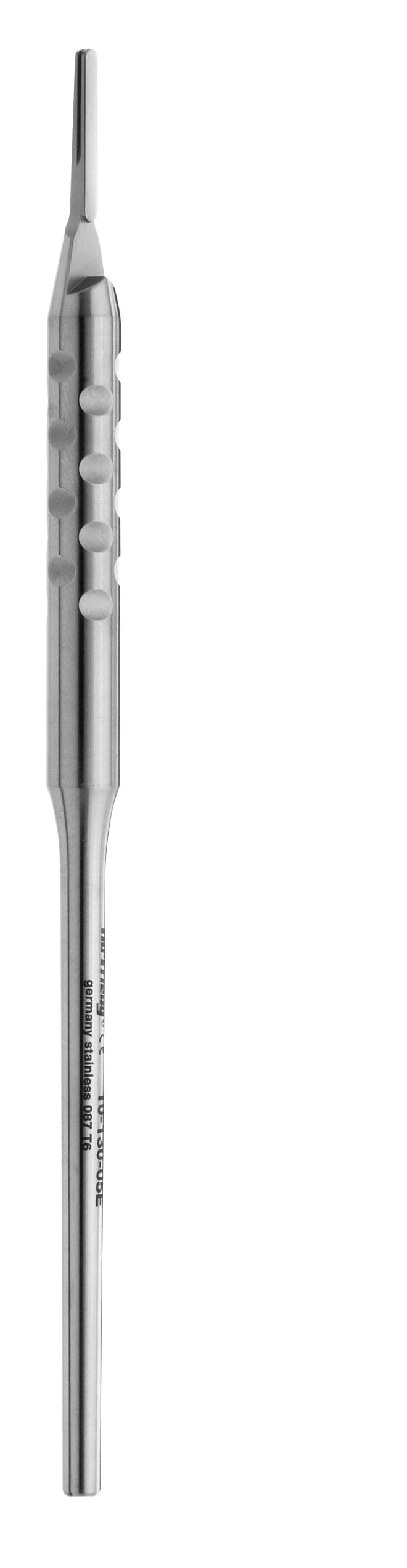 Hu-Friedy Scalpel Handle No. 5E European-Style, Round, 1 Each, 10-130-05E - Scalpel Handles, No. 5E European-Style, 1/Pk - Image 1