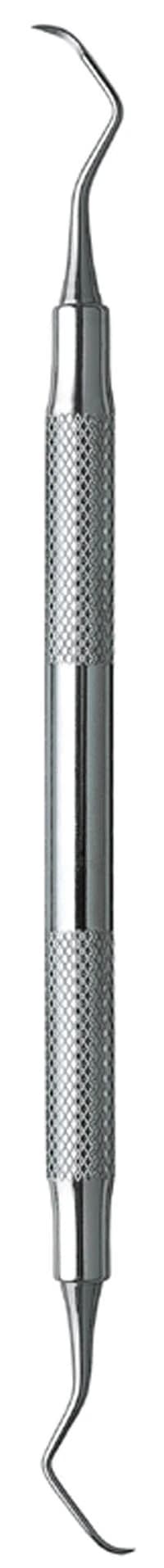 Hu-Friedy 135 Posterior Sickle Scaler, Double-Ended, #6 Satin Steel Handle, SN1356 - Scalers - 135 - #6 Satin Steel® - Image 1