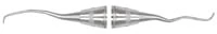 Hu-Friedy After Five Gracey Curette 11/14, #6 Satin Steel Handle, Double-Ended, SRPG11/146 - After-Five® Gracey Curettes - 11/14 - #6 Satin Steel® - Image 1