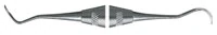 Hu-Friedy Nevi 1 Anterior Double-Ended Sickle Scaler, #6 Satin Steel Handle, SCNEVI1 - Scalers - Nevi® - 1 Anterior - #6 Satin Steel® - Image 1