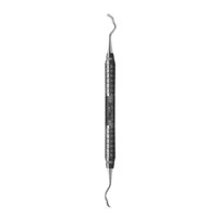 Hu-Friedy Chisel Solt DE 3/4 Periodontal Bone Chisel, #6 Satin Steel Handle, Double End, CSOLT3/46 - Chisel Solt DE 3/4 - Image 1