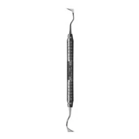 Hu-Friedy 19/20 USC Towner Periodontal Knife, Double End, #6 Satin Steel Handle, KUSC6 - 19/20 USC Towner Periodontal Knife - Image 1