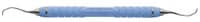 Hu-Friedy EverEdge 2.0 Gracey Curette 13/14, Double-Ended, Resin 8 Colors Handle (Blue), SG13/14C8E2 - Resin 8 Colors Scalers & Curettes - 13/14 Gracey - Blue - Image 1