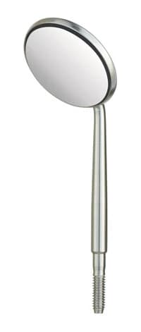 Hu-Friedy High Definition Cone Socket Mouth Mirror, Single-Sided, #4, Front Surface, 1/Pk, MIR4HD - Cone Socket Mouth Mirror, HD, Single-Sided, # 4, 1/Pk, MIR4HD - Image 1
