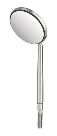Hu-Friedy High Definition Cone Socket Mouth Mirror Head, #4, Single-Sided, Front Surface, 12/Pkg, MIR4HD12 - Mirrors, Front Surface, Cone Socket, #4 High Defenition, 12/Pkg., MIR4HD12 - Image 1