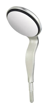 Hu-Friedy #5 High Definition Double-Sided Cone Socket Mirror Head, 6/Pack, MIR5DSHD6 - Dental Mirror, 5, High Definition, Double-Sided, 6/Pk, MIR5DSHD6 - Image 1