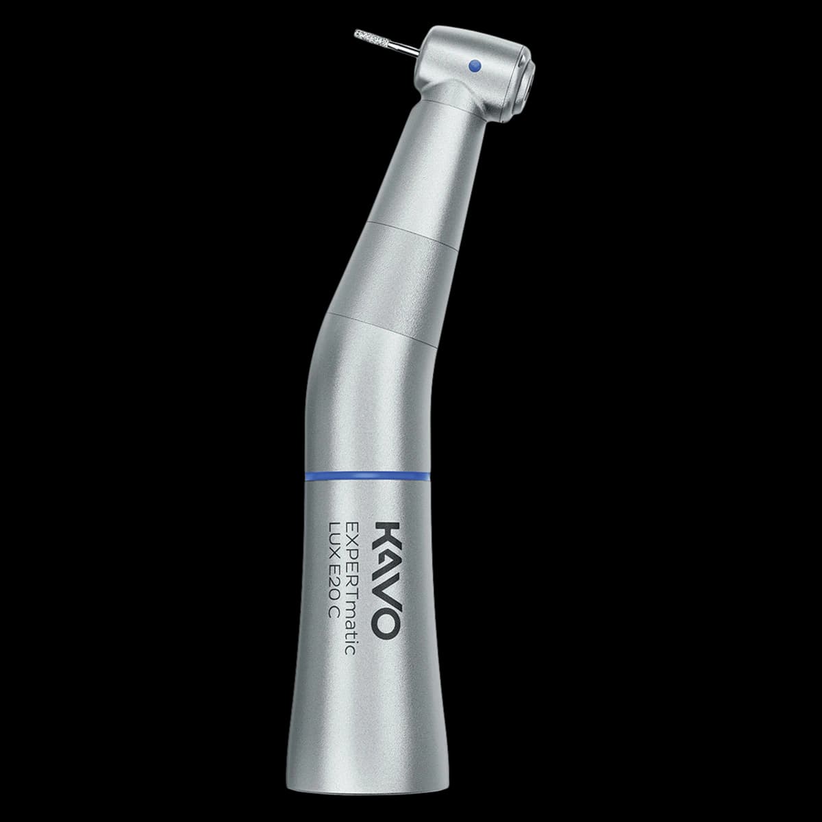 KaVo EXPERTmatic E20C Contra Angle Attachment, 1:1 Transmission, Push Button Autochuck, Low-Speed, Non-Optic, Air/Electric, 1007.5541 - EXPERTmatic Attachments - E20 C - Low-Speed, Non-Optic - Image 1