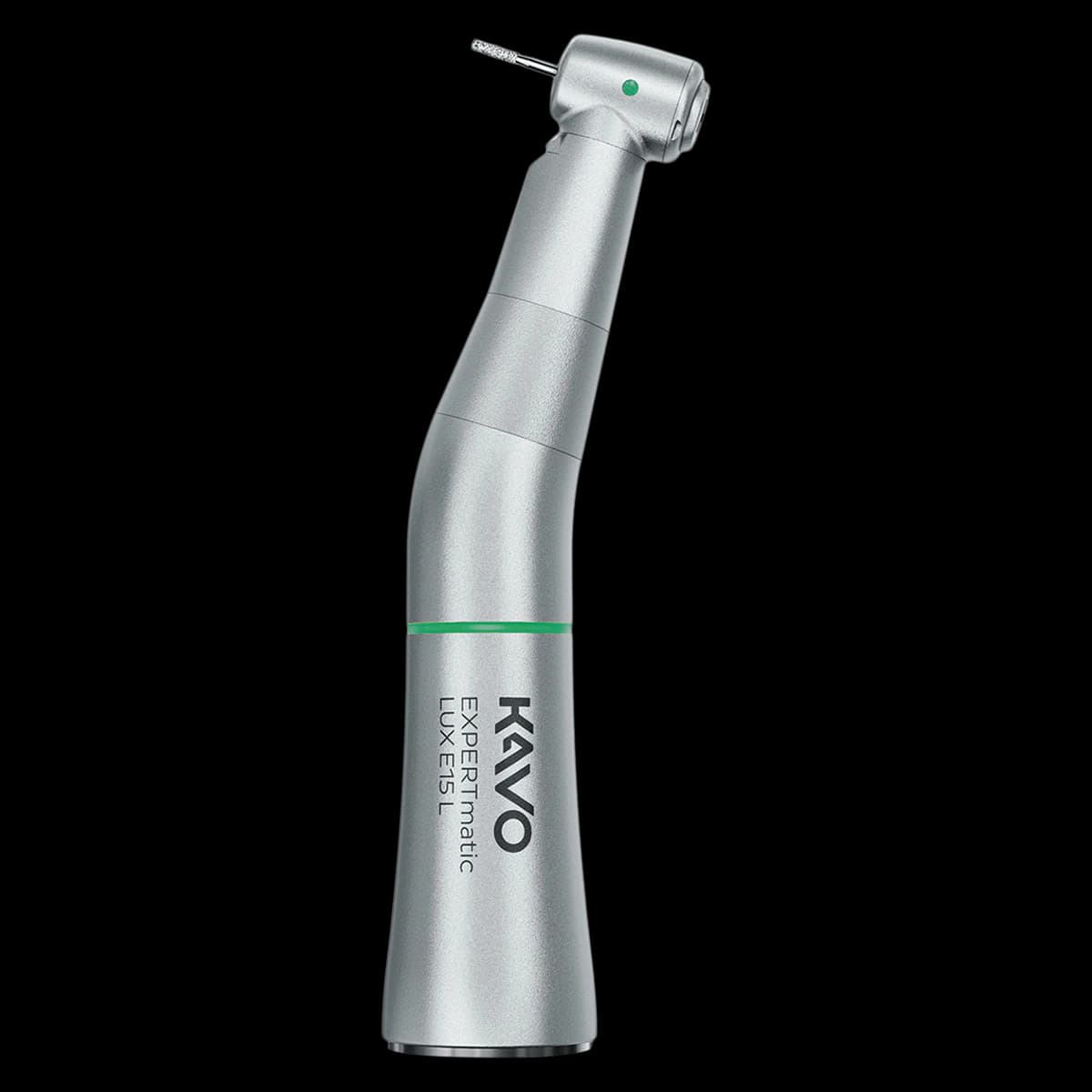 KaVo EXPERTmatic E15L Contra-Angle Handpiece Attachment, 5.4:1 Reduction, Push Button Autochuck, Cellular Optic, 1007.5530 - E15L Expertmatic Lux Contra-Angle Handpiece - Image 1
