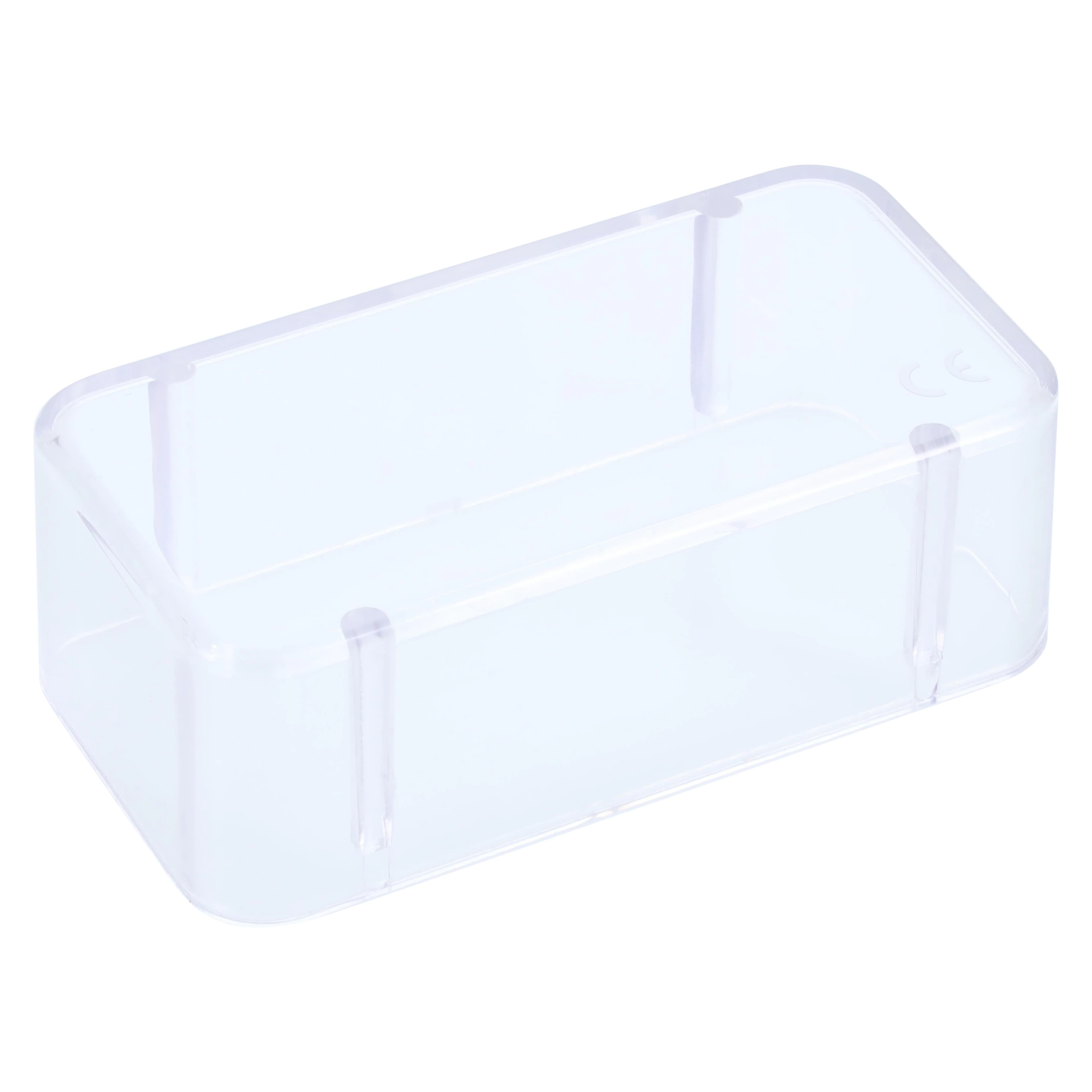 Zirc Magnetic Bur Block Cover, 14-Hole, 1" High Standard, Clear Plastic, 50Z404, 1/Pk - Magnetic Bur Block 14-Hole Cover 1" High - Standard - Image 1