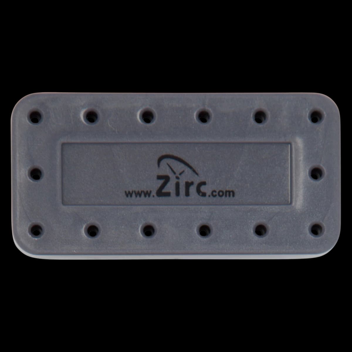 Zirc 14-Hole Magnetic Bur Block, Gray, Fits FG/RA/HP Burs, Autoclavable, 50Z403-I - Grey 14-Hole Magnetic Bur Block - Image 1