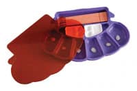 Zirc Restorative Organizer, Neon Purple, 6-7/8" x 4-5/8" x 5/8", 20Z495R - Restorative Organizer, 20Z495R - Image 1