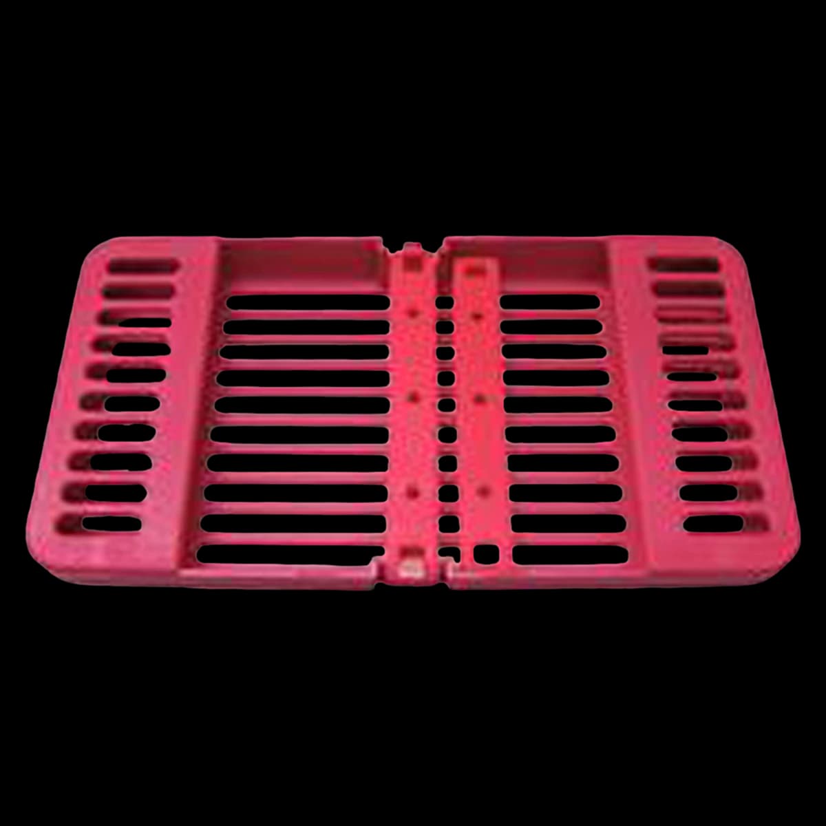 Zirc Compact Instrument Cassette, 8-Instrument, Neon Pink, 7-1/8" x 3-7/8" x 5/8", 1/Pk, 50Z915S - Compact Cassette, 8-Instrument, Neon Pink, 1/Pk, 50Z915S - Image 1
