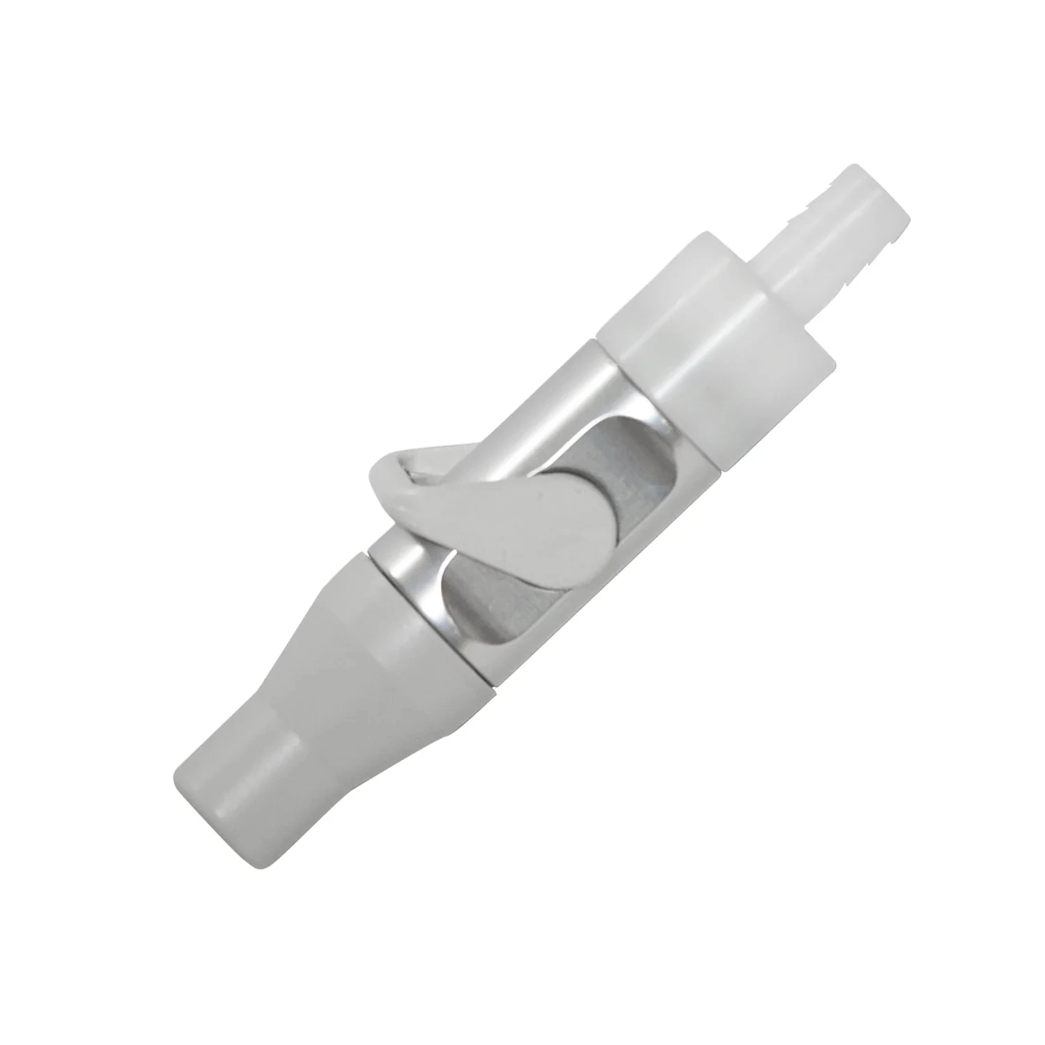 Zirc Saliva Ejector Valve with Lever On/Off Control, Gray, 23E365 - Zirc - Se Valve W/Lever Cntrl Gray - Image 1